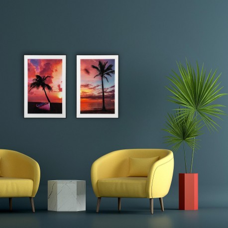 QUADRO CRISTALLO PALMA 1