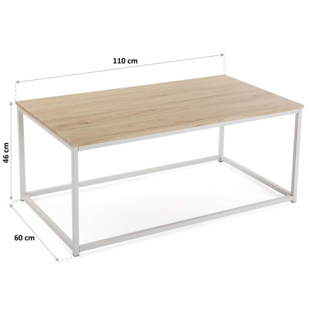 TAVOLINO RETTANG. LEGNO CHIARO