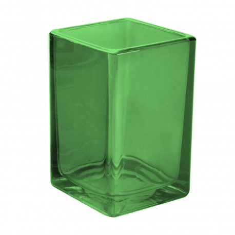 VASO VERDE TRANSPARENTE