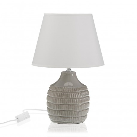 LAMPADA RIGE GRIGIA