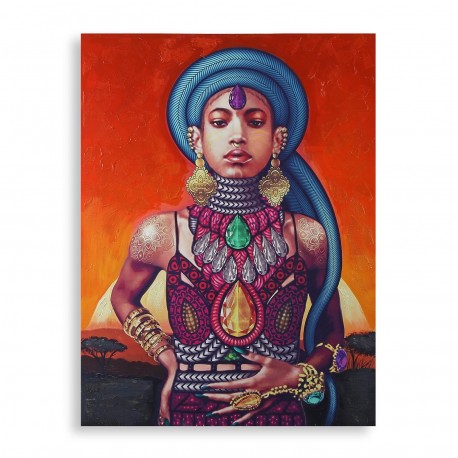 QUADRO DONNA ETNICA 5