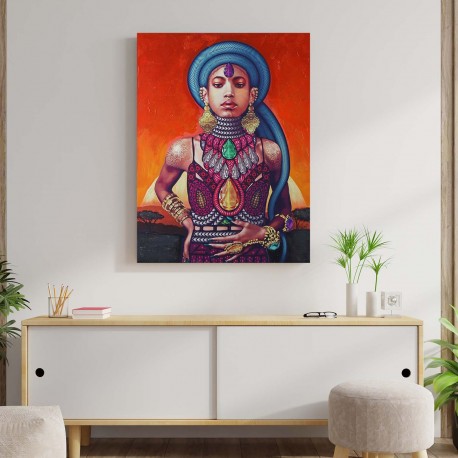 QUADRO DONNA ETNICA 5
