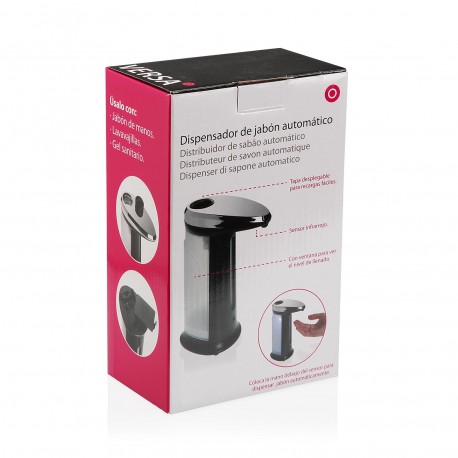 DISPENSER PER SAPONE NERO