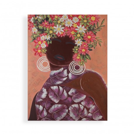 QUADRO FIORI WOMAN ROSA