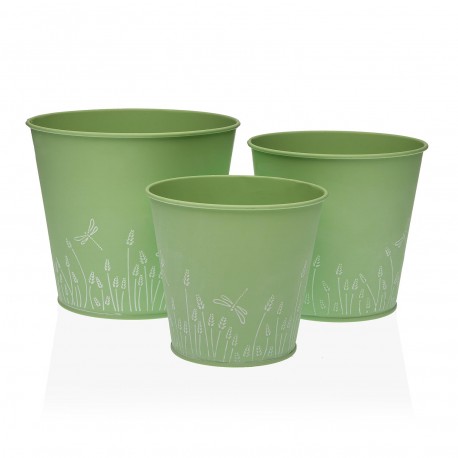 VASO ROTONDO ZINK S VERDE