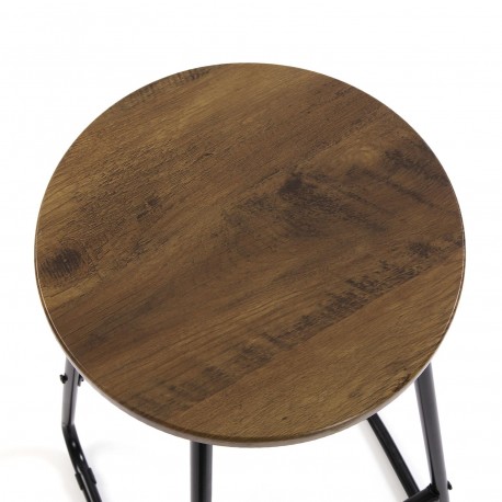 SET TAVOLO/2 SGABELLI SCURO