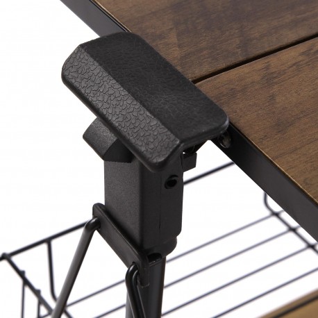 CARRELLO PIEGHEVOLE NERO CON RUOTE