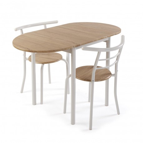 SET TAVOLO/2 SEDIE BLANCO