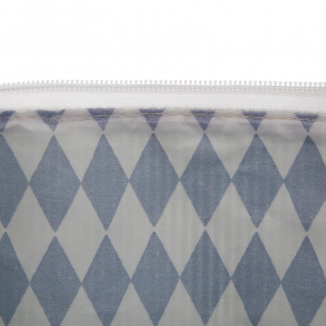 BEAUTY CASE CORDUROY AZZURRO GRANDE