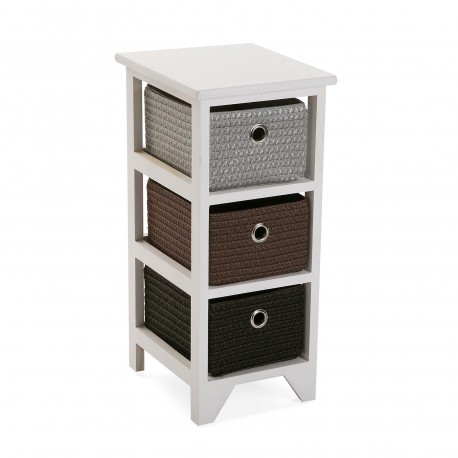 CASSETTIERA BAGNO 3 CESTE