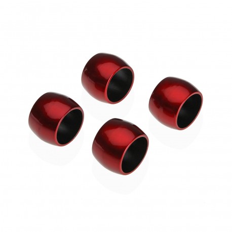 SET 4 PORTATOVAGLIOLI ROSSO
