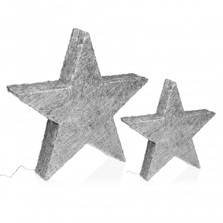 STELLA ARGENTO LUMINOSA 30 CM