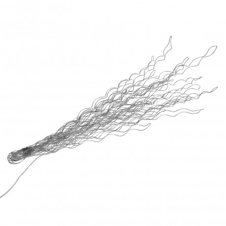 MAZZO 80CM DI LUCI DEL ARGENTO