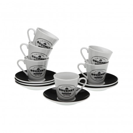 SET DI 6 TAZZINE CAFFE GOURMET
