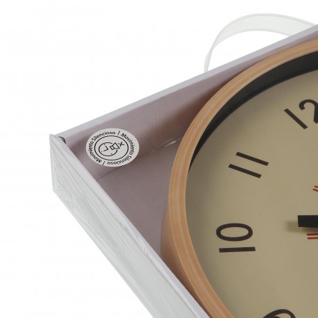 OROLOGIO PARETE BEIGE 30CM