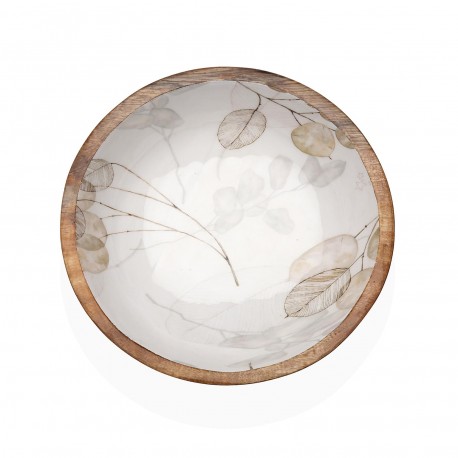 BOWL SMALTATO FOGLIA