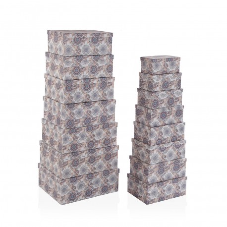 SET 15 SCATOLE CARTONE INDIA