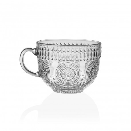 TAZZA VETRO GIRASOLE