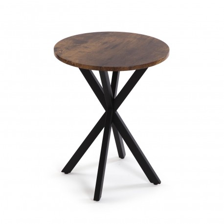 TAVOLINO ROTONDO LEGNO 40x50