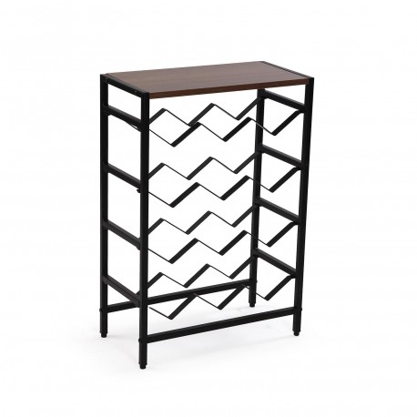 PORTABOTTIGLIE 12 BOTTIGLIE NERO