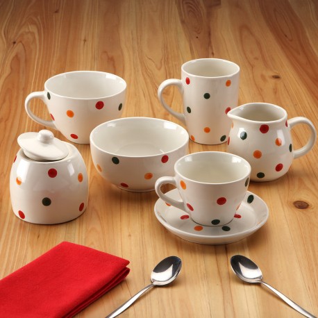 SET 6 TAZZE CAFFÈ PIATTO MELIS