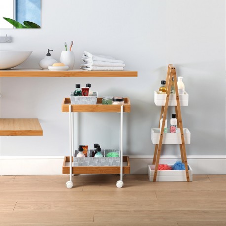 SCAFFALE DA BAGNO CON 3 VASSOI