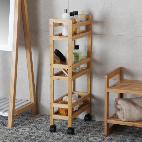 CARRETTO BAGNO CON RUOTE
