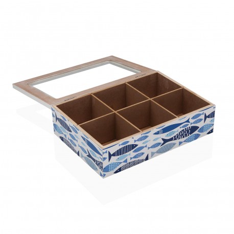 SCATOLA DA TÉ IN LEGNO