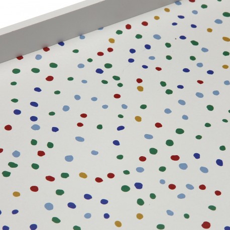 VASSOIO RETTANGOLARE DOTTY