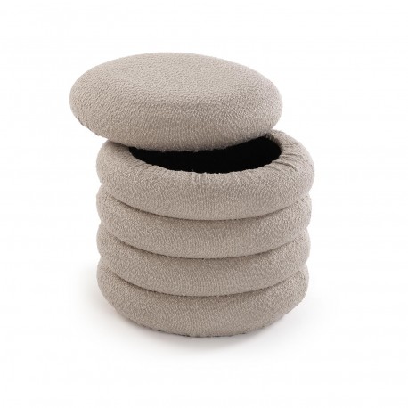 PUFF CON STORAGE MARRONE CHIARO LIRA