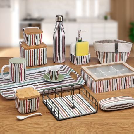 SET 6 TAZZE CAFFÈ CON PIATTO LIGNE