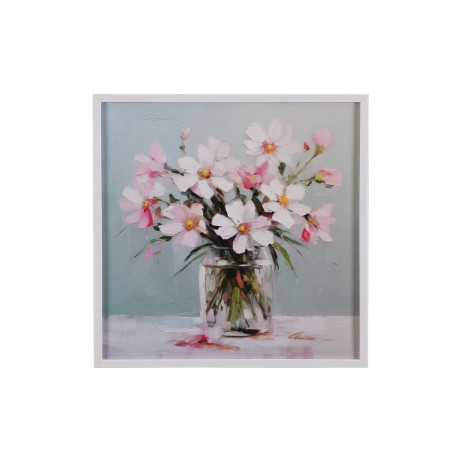 TELA 40 X 40 VASO FIORI