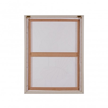 TELA 45 X 50 FOGLIE TROPICALI OCRE 2