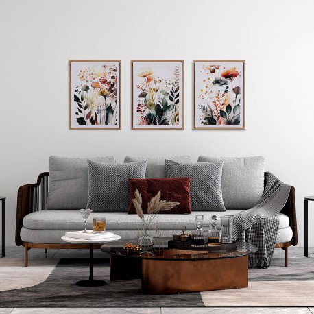 TELA 30 X 40 FIORI ACQUARELLA 3