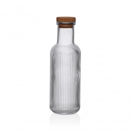 BOTTIGLIA TRASPARENTE STRISCE 1000ML