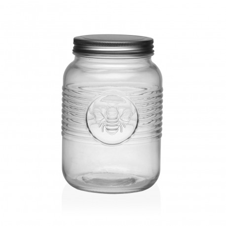 BARATTOLO VETRO APE CON COPERCHIO 1500ML
