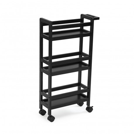 CARRELLO CON RUOTE NERO