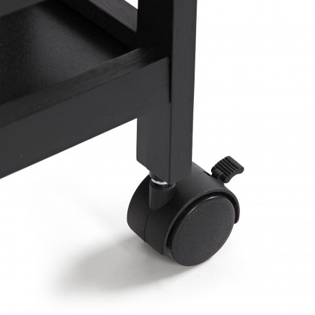 CARRELLO CON RUOTE NERO
