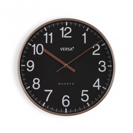 OROLOGIO DA PARETE NERO 30X4,3CM