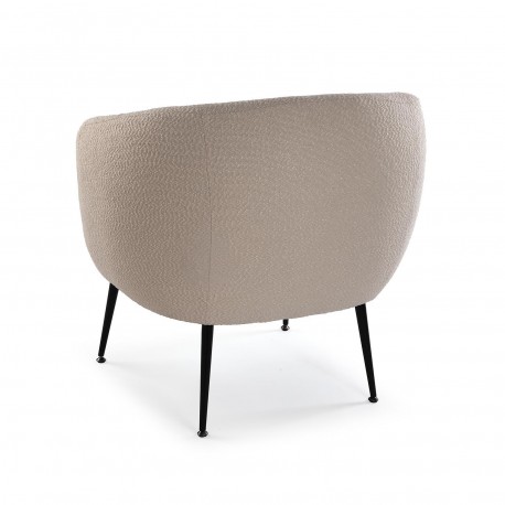 POLTRONA CON BRACCIOLI BEIGE DONNY