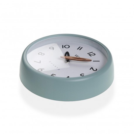OROLOGIO DA PARETE BIANCO CORNICE VERDE 24,4 CM