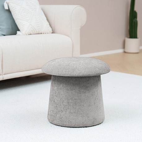 PUFF CON STORAGE GRIGIO