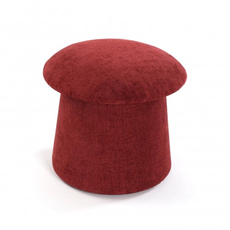 PUFF CON STORAGE ROSSO