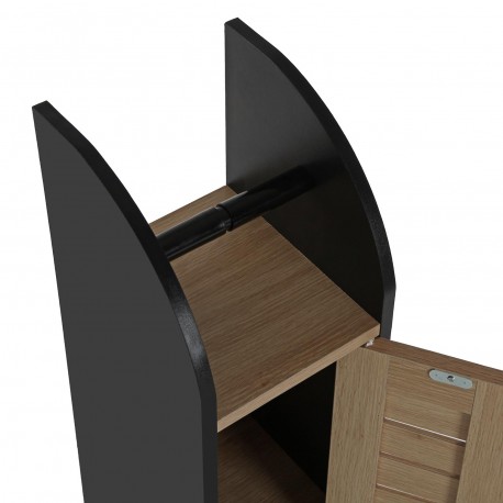 SCAFFALE DA BAGNO ORGANIZZATORE NERO