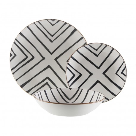 SERVIZIO 18 PEZZI GRIGIO ZEN