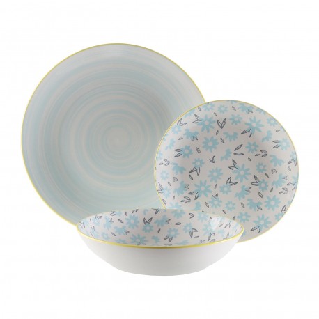 SERVIZIO 18 PEZZI BREEZE BLU