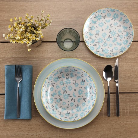 SERVIZIO 18 PEZZI BREEZE BLU