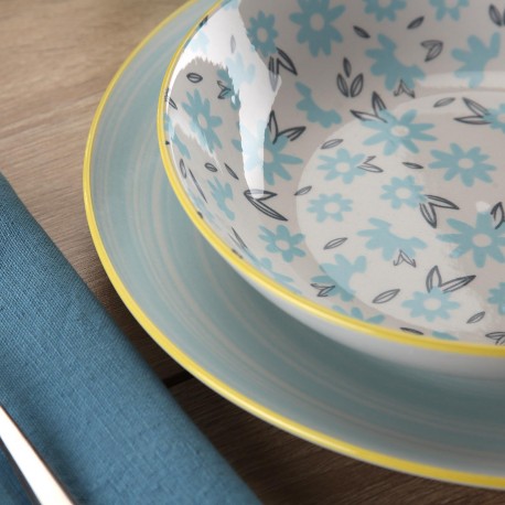 SERVIZIO 18 PEZZI BREEZE BLU