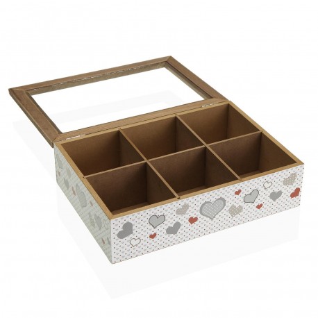 SCATOLA DA TÉ IN LEGNO URBANA