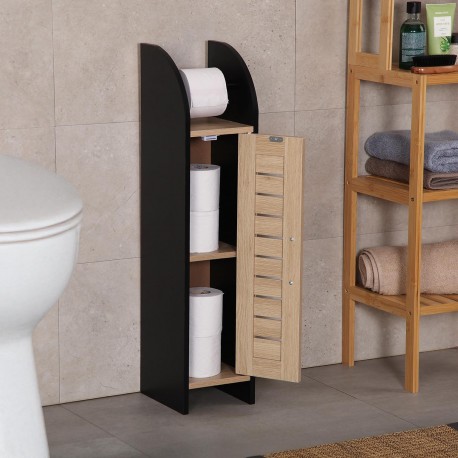 SCAFFALE DA BAGNO ORGANIZZATORE NERO